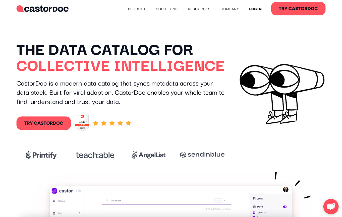 CastorDoc interface